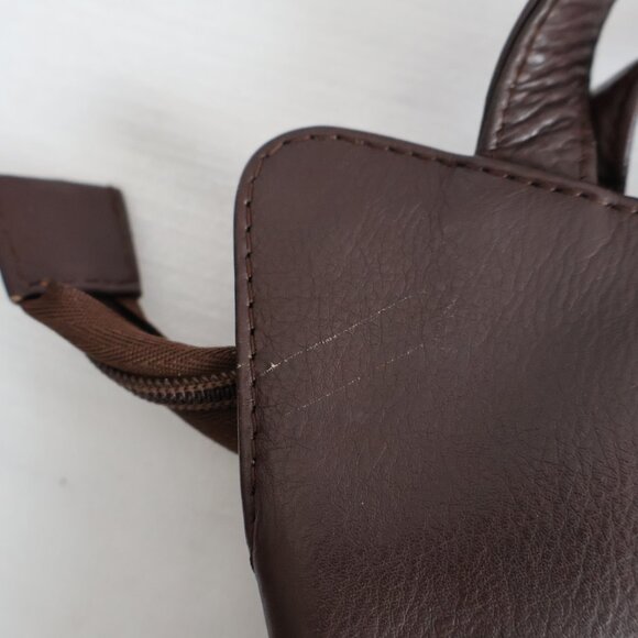 Dark Brown Bag - Genuine Leather - Shoulder Bag - Picture 9 of 16